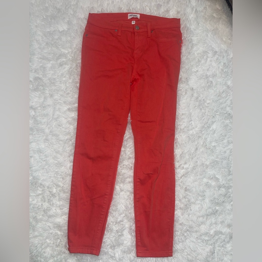Lakeview denim coral jeans pants woman’s size 28